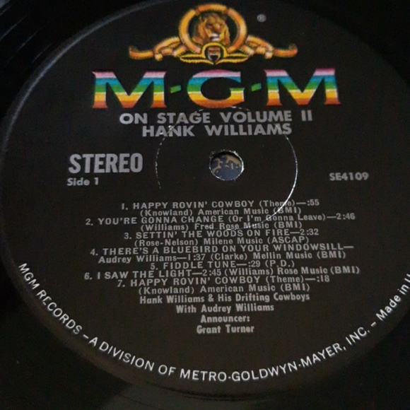 Rare Hank Williams Vinyl - Picture 6 of 6